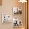 Adhesive Wall-Mounted Transparent Children's Bookshelf
