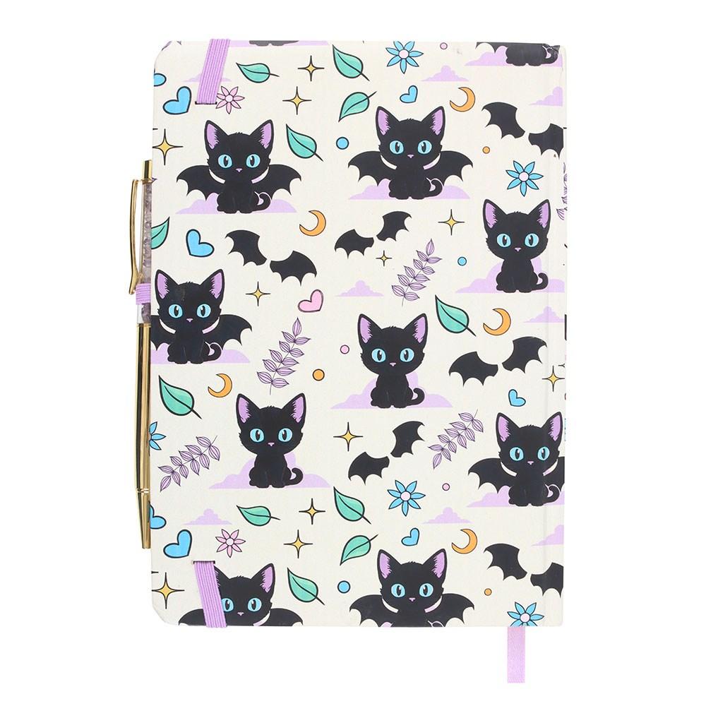 Something Different Cute and Creepy Amethyst A5 Notebook & Pen