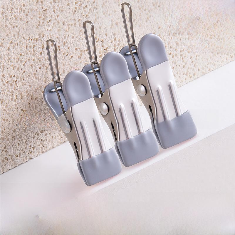 Windproof Stainless Steel Clothespins: Durable Clips for Clothes Drying and Hanging