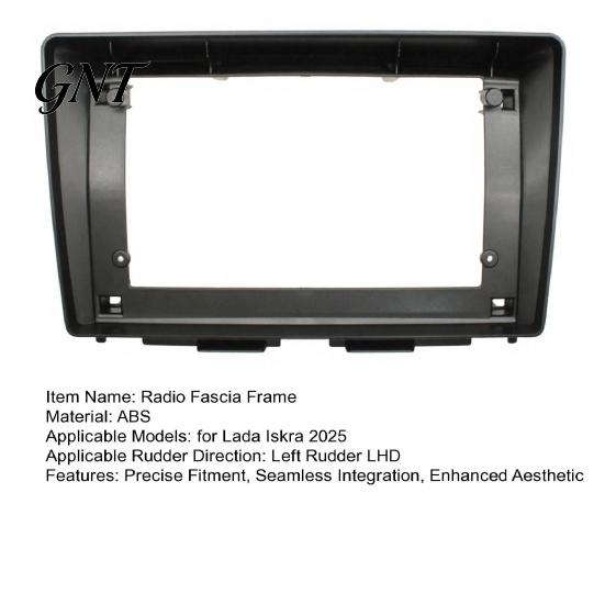 Non Destructive Installation Frame 10.1 Inch Dash Kit for Lada Iskra 2025, Stereo Mounting Custom Car Modification Parts Bezel Radio Fascia