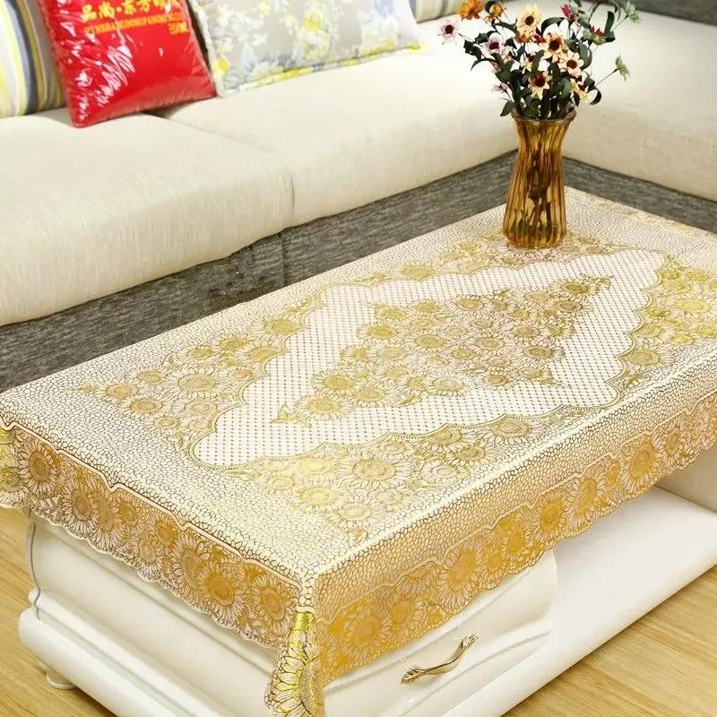 Față de masă dreptunghiulară pentru ceai Covorașă rezistentă la ulei 90x140cm 110x160cm PVC Pastoral stil european Față de masă din plastic