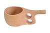 FORESTABLE Kuksa Cup M, Natural Wood, 100ml, for Outdoor Camping