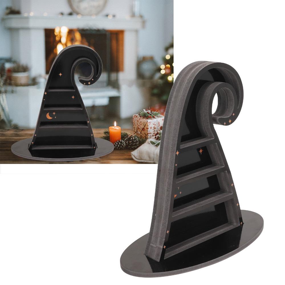 Gothic Stone Shelf Display PVC Crystal Holder Organizer Desk Display Shelf For Bedroom