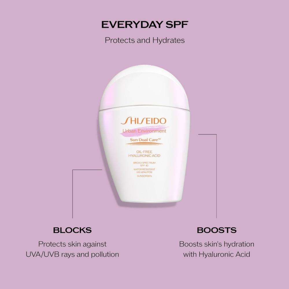 Shiseido Urban Environment Oil Free Sunscreen Broad Spectrum Spf 42 1.6 Oz 50 Ml