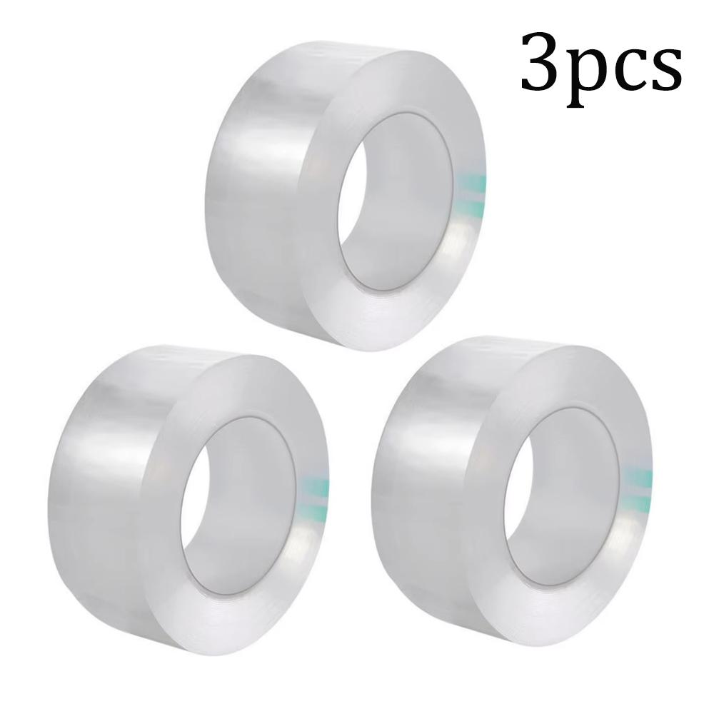 1/2/3/5 Stück 5M Küche Wasserdicht Selbstklebeband Acryl Transparent Schimmelresistent Spülbeckenband für Badezimmer Küche Fugenabstände