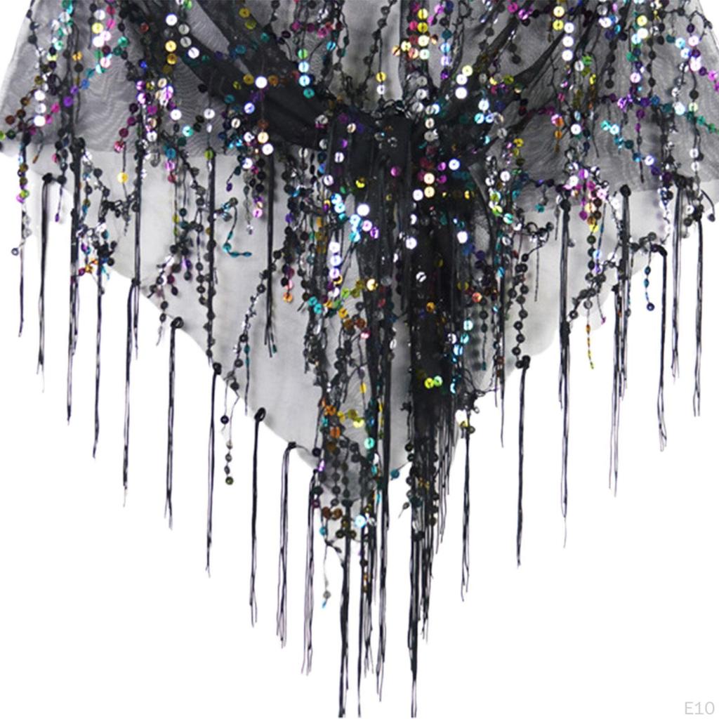 Elegant Women's Sequin Shawl Wrap for Special Occasions