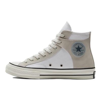 1970s Comfortable and Versatile High Top Espadrilles Unisex White Grey
