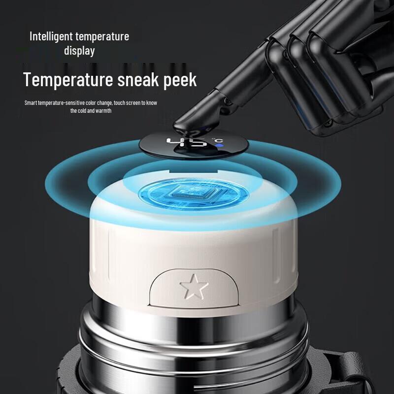 OLOEY 316 Stainless Steel Smart Insulated Bottle