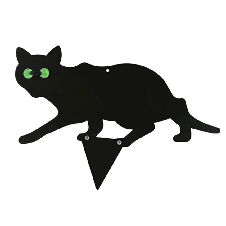 Kattstaty Konstdekorer Trädgård Svart Kattdekorationer Djurform Gårdsdekorationer