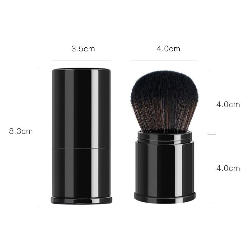 Přenosný Mini Zatahovací Měkký Štětec na Volný Puder, Podkladový Make-up Multifunkční Nástroj pro Krásu a Líčení