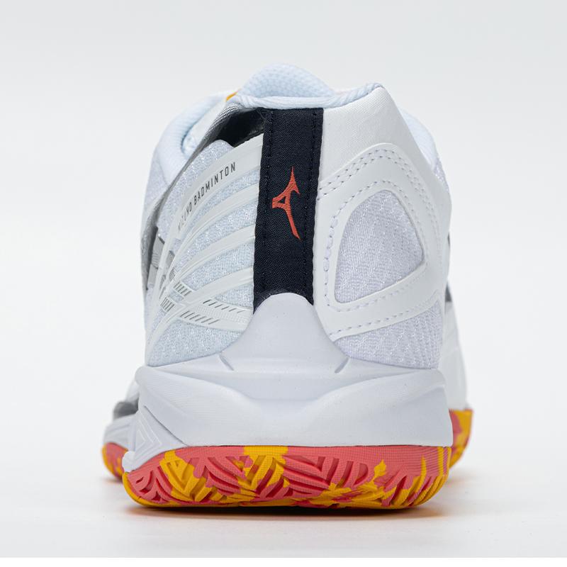 Mizuno Wave Claw 3 Wide White Orange Unisex Sneakers 71GA244335