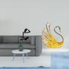 Modern Thinker Swan Abstract Statue Decorative Figurine Collection Resin Goose Sculpture Simple