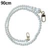 Korean Pearl Chain Beaded Phone Lanyard Crossbody Elegant Bag Chain Lightweight for Shopping and Work Use