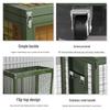 Heavy-Duty Collapsible Storage Cage: Stackable Metal Warehouse Bin and Logistics Frame Crate