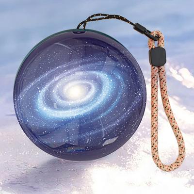 Ornement Sphère à Mémoire 7CM Lecteur Vidéo WiFi Boule de Cristal Fausse Photo Personnalisée Affichage Vidéos Lampe Sphère Cadeau Anniversaire