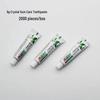 Disposable 3g Toothpaste for Gum Protection with Lid - Ideal for Bath Travel, Hotel, Guest House