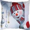 Winter Series Christmas Eve Linen Pillowcase Home Living Room Sofa Bedroom Cushion
