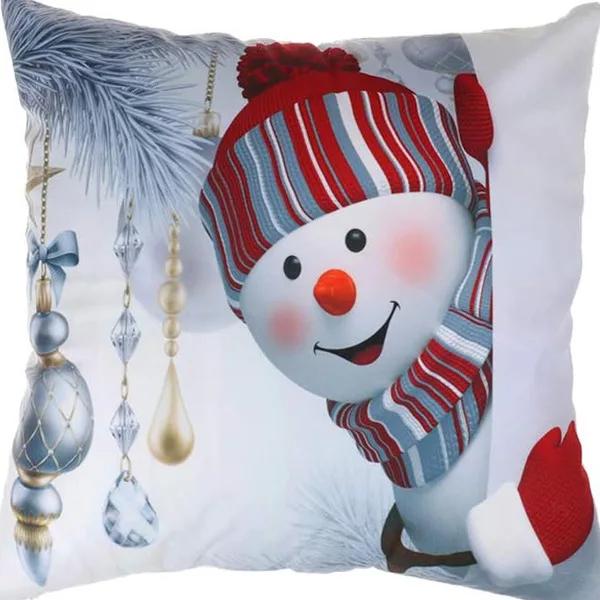 Winter Series Christmas Eve Linen Pillowcase Home Living Room Sofa Bedroom Cushion