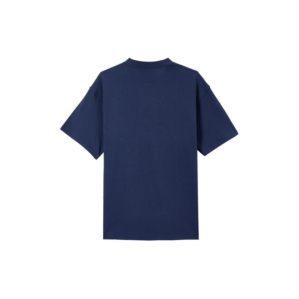 Nike Outdoor Fitness Training Letter Embroidery Design Crew Neck Pullover Short Sleeve T-Shirt Men Tops Dark-Blue HF0847-410