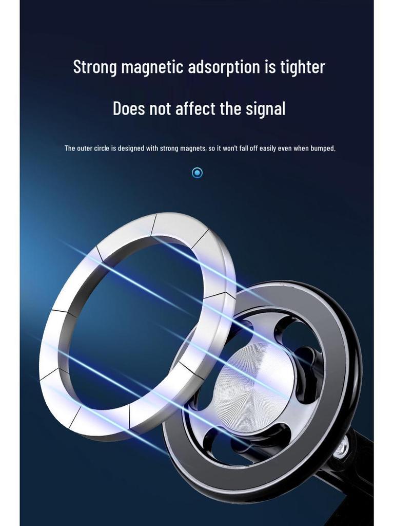 Rotating Magnetic Suction Cup Phone Holder & Foldable Car Mount