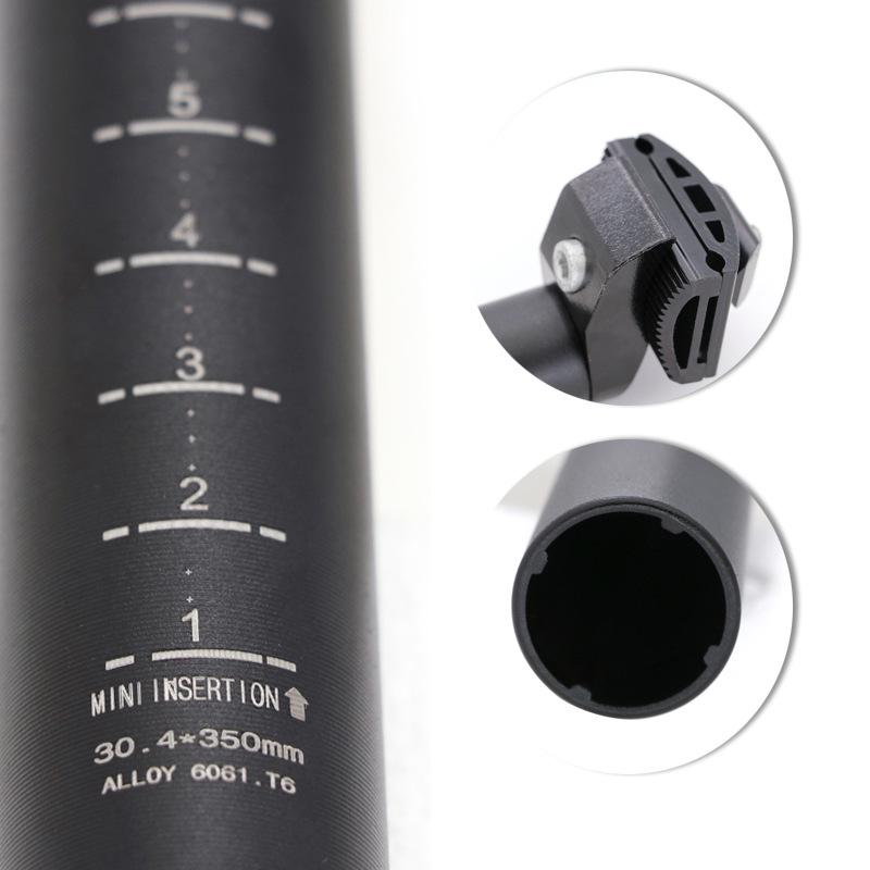 BENORG Sattelrohr für Mountainbikes aus Aluminiumlegierung – erhältlich in den Größen 25,4, 27,2, 28,6, 30,4, 31,6