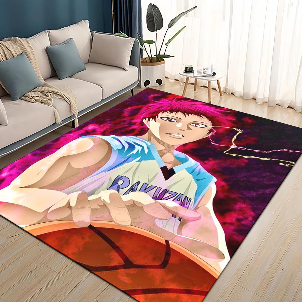 27 Styl Nowy Kreskówkowy Anime Kuroko no Basket Dywanik Dywan do Salonu Sypialni Dekoracja Domowa Sofa, Mata Podłogowa Antypoślizgowa do Zabawy dla Dzieci