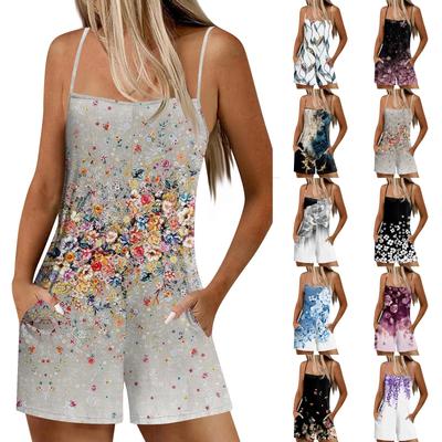 Γυναικείο Καθημερινό και Μοντέρνο Αμάνικο Τοπ Καμιζόλα με Τσέπη Φόρμα Σορτς Φόρμα Σορτς