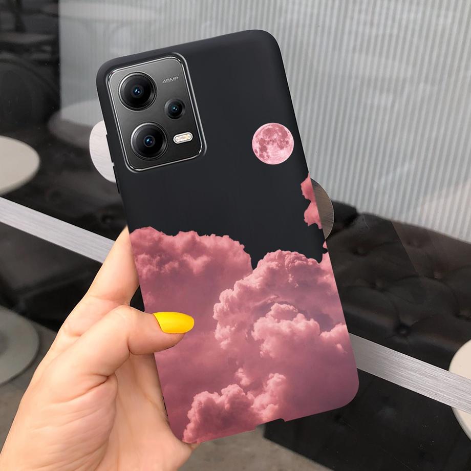 Cartoon Cases For Xiaomi Poco X5 Pro 5G Case PocoX5 5G Cover Soft TPU Matte Shockproof Capas Dragon Cute Cat Astronaur Pattern