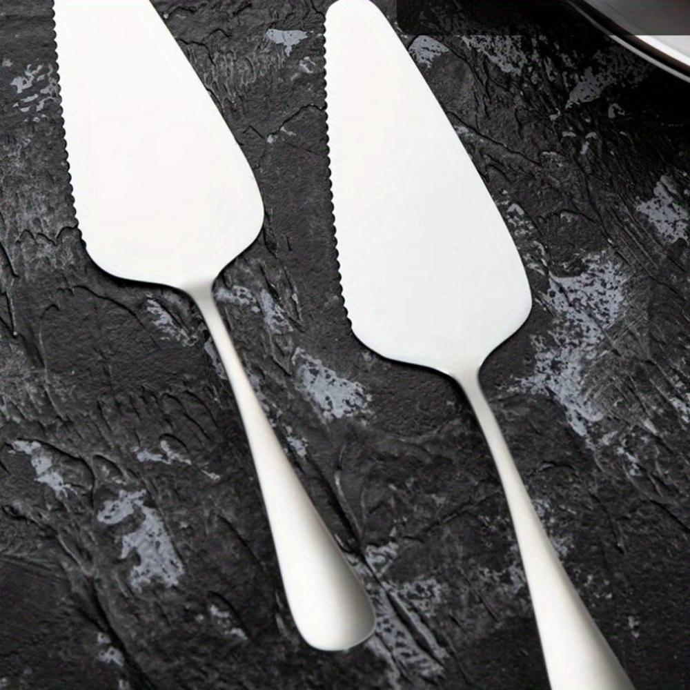 5Pcs Stainless Steel Cake Server Blade Cutter Pie Pizza Server Cake Cutter Shovel Kitchen Baking Pastry Spatulas