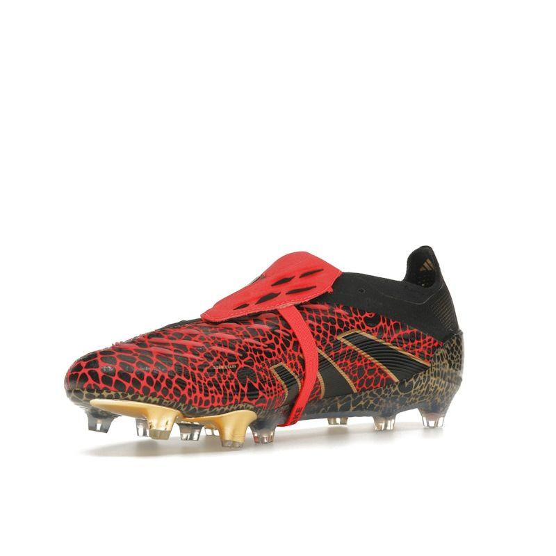 Adidas Predator Elite Foldover Tongue FG Year of the Snake Unisex Sneakers Lucid-Red Gold-Metallic Core-Black IH0958