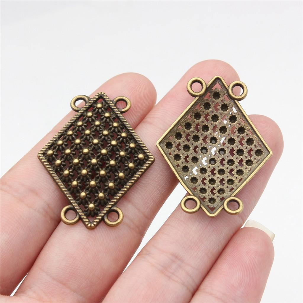 Accessories Parts Four-Hole Necklace Connector Wedding Jewelry Findings TA023