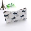 Large-capacity Pen Bag Canvas Stationery Storage Bag Durable Makeup Pouch
