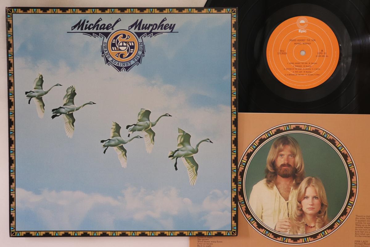 LP Record MICHAEL MURPHEY  Swans Against The Sun ECPO81 EPIC 1975 Japan CountryFolk Used