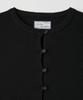 SALON DE YOHN Button Slit Cardigan_ Black