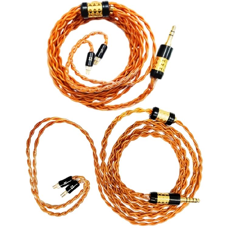 High Purities Silver Plated Balance Cable 3.5/4.4mm 0.78 2Pin Earphone Upgraded Cable Line 120CM Long