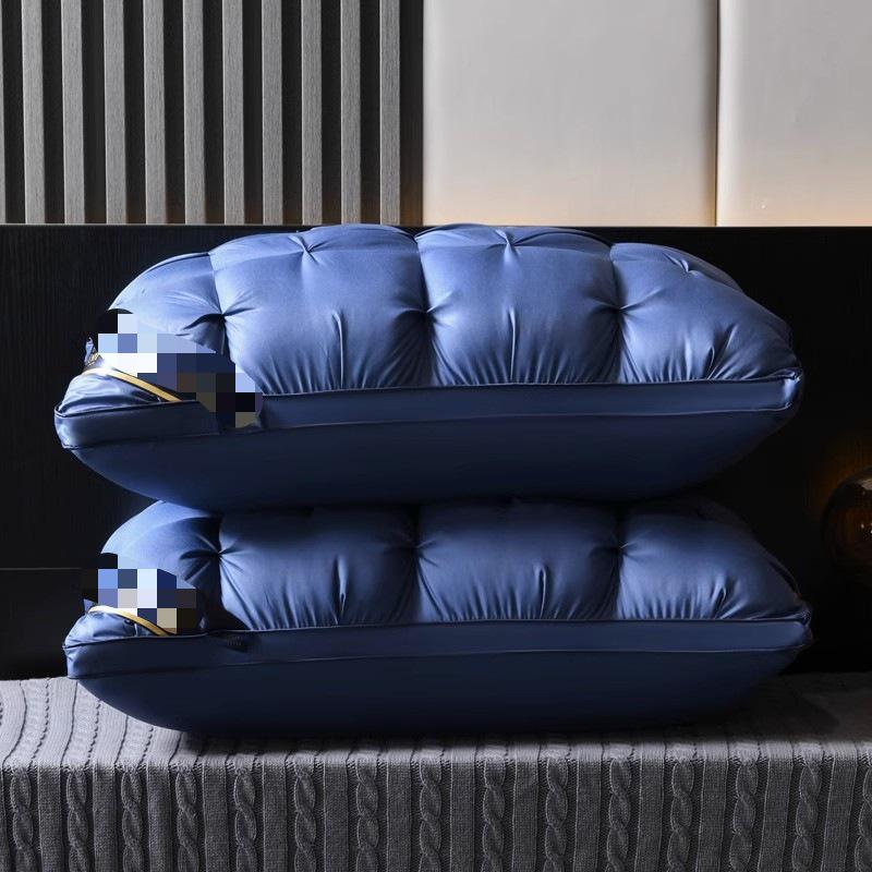 Pár hotelových polštářů s pěti hvězdičkami 48x74cm: Podpora krku pro hluboký spánek, Design proti propadání