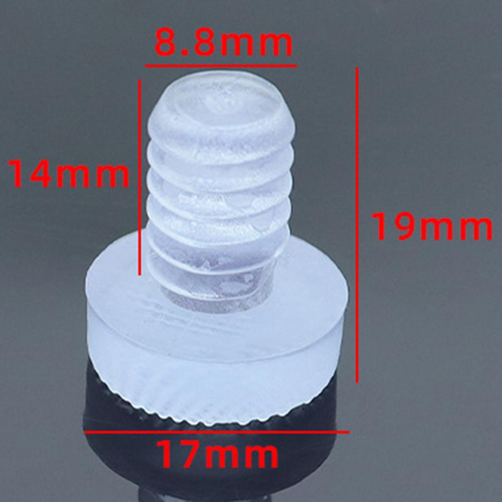 400/300/200/80/40pcs Transparent Rubber Embedded Bumper Furniture Table Chair Leg Feet Bottom Glide Slide Pad Floor Protector