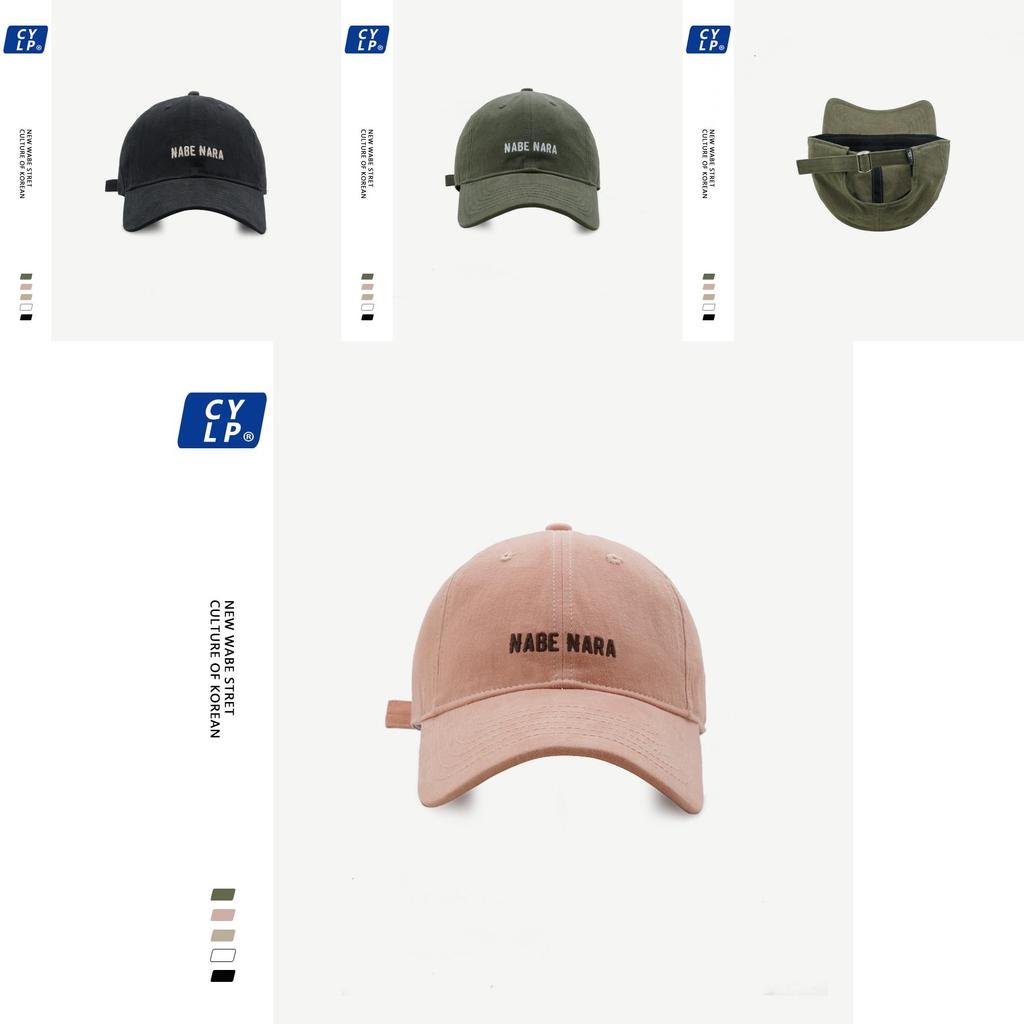 Premium Cotton Baseball Cap For Women With Soft Top Embroidered Lettering And Versatile Style For Autumn And Winter