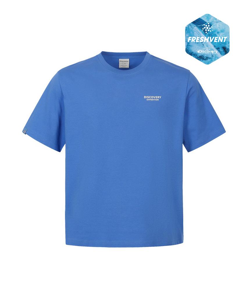DISCOVERY EXPEDITION Uni Freshvent Terrace Short Sleeve T-Shirt (L.Cobalt Blue)