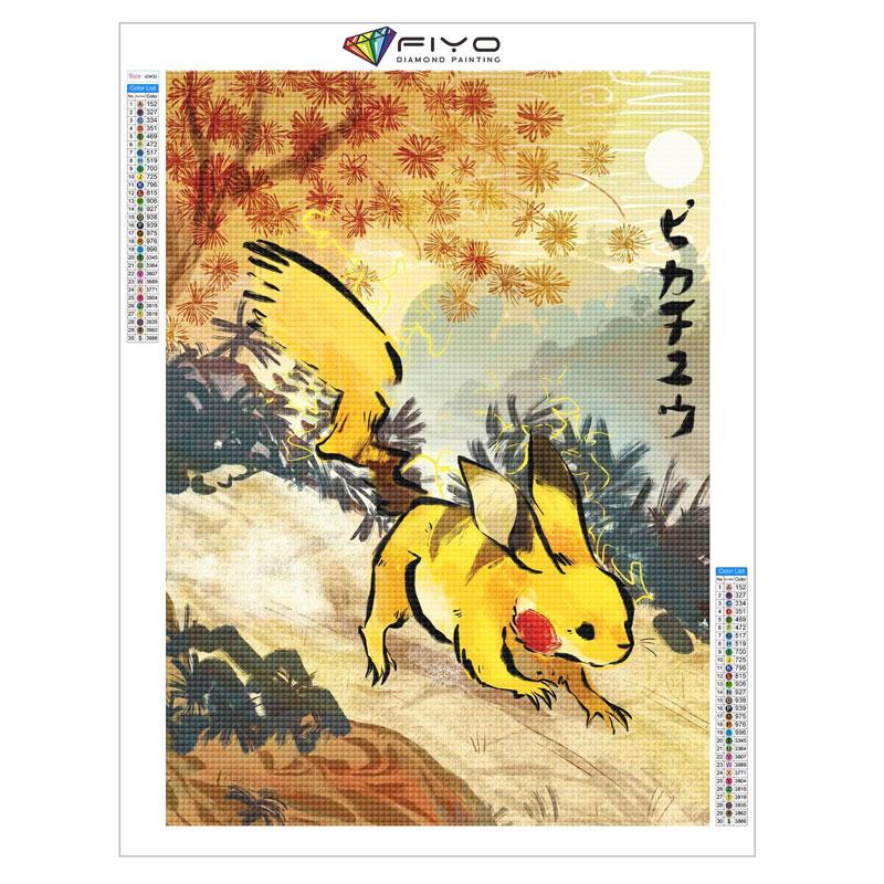 Japanese Anime Comic The Great Wave Diamond Painting Wall Art Decor Diamond Embroidery Mosaic Kids Room Decor Cuadros Posters