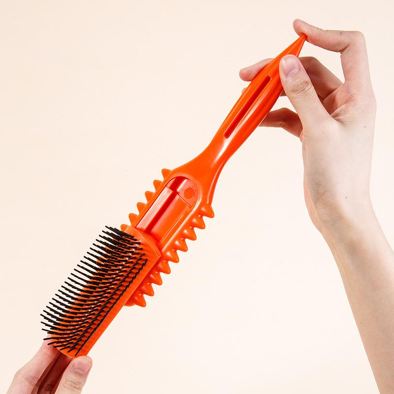 Hair Curl Styling Comb Removable Nine Row Hair Comb Tip Tail Hair Brush