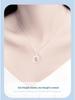 Camellia Ping'an Kou S925 Silver Chalcedony Pendant Necklace for Women - Elegant High-End Design