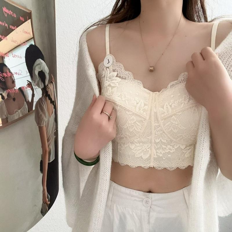 

Женское Весенне-Летнее Легкое Роскошное Тонкое Наплечное Кружевное Белье с Открытой Красивой Спинкой 32/70AB молочный белый