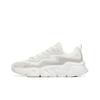 Lifestyle Series Fabric Synthetic Leather Shock Absorbing Non-Slip Wear-Resistant Low-Top Casual Shoes Men Sneaker White Gray 912248825-1