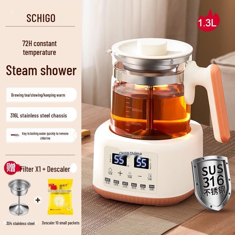 Zhigao Smart Temperature-Controlled Tea Maker & Electric Kettle for Home and Office