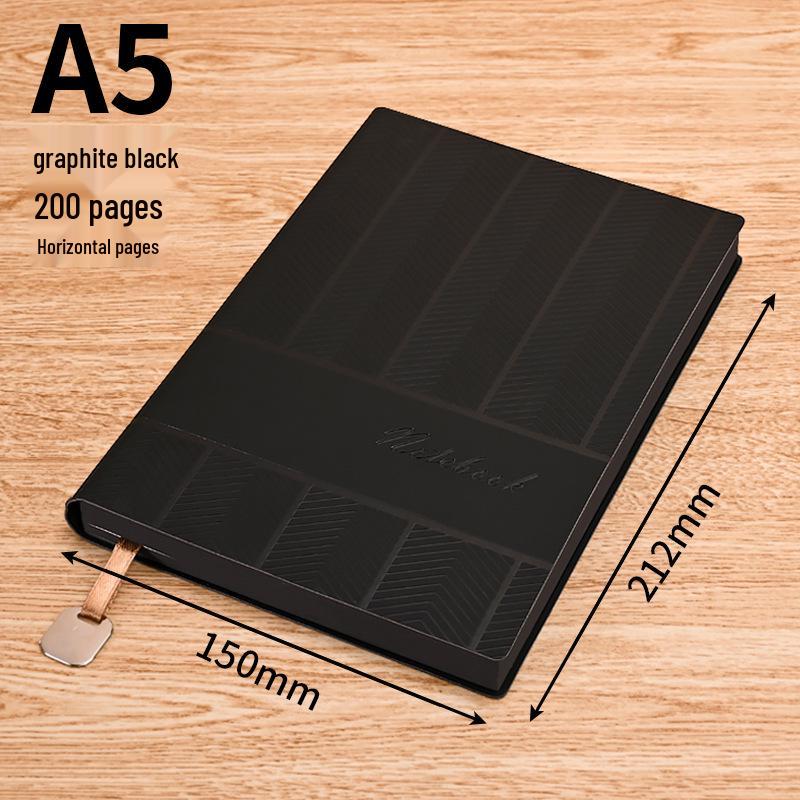 Personalized A5 Soft Leather Business Notebook with Custom Logo