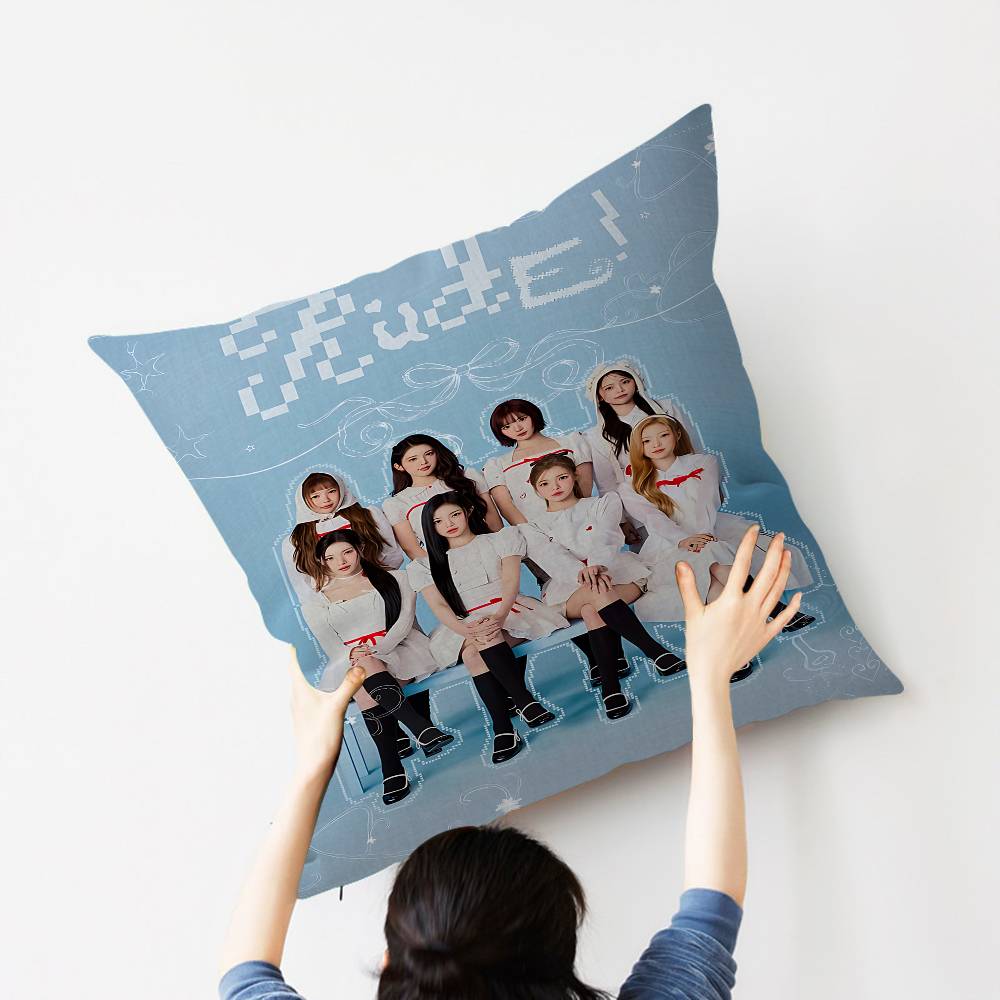 H2H H-Heart2Heart Kpop Style Pillow Anime Pillow Sofa Bed Head Pillow Cover Cushion Cover 45X45 Cm Fashion