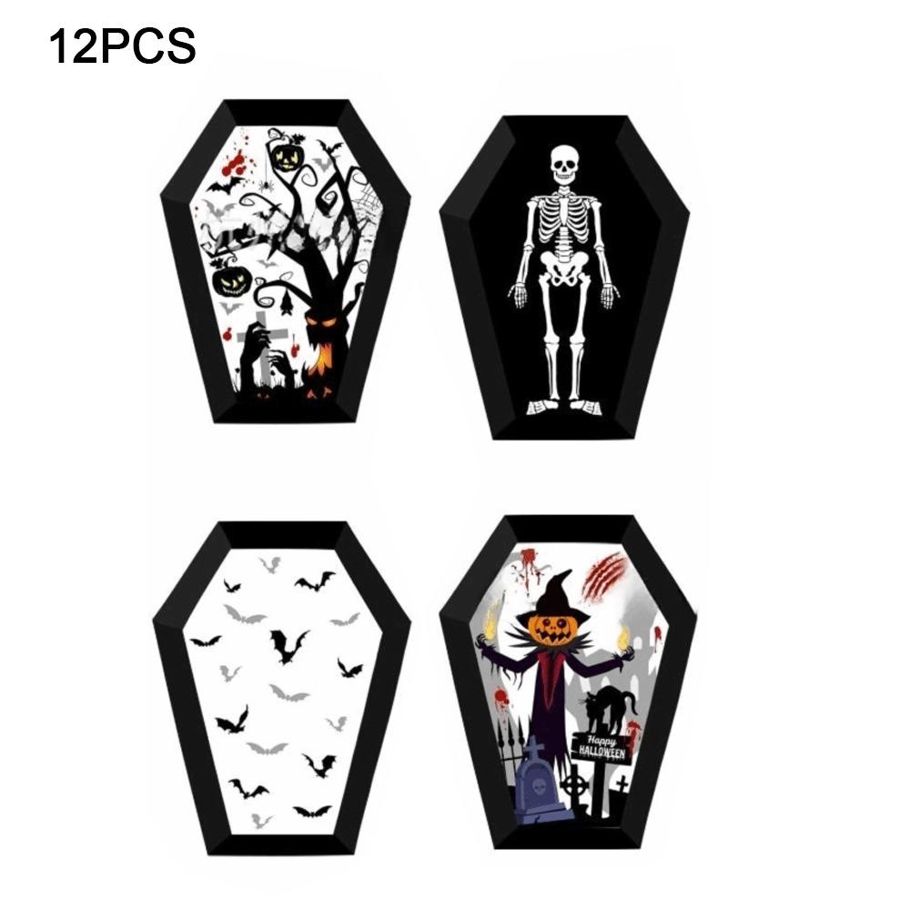 DIY Halloween Food Trays Paper Halloween Popcorn Boxes Food Serving Snack Tray  Trick-or-Treat