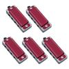 5Pcs Mini Harmonica Pendant Necklace 4 Hole 8 Tone Musical Instrument Mouth Organ Portable Harmonica for Children and Beginners