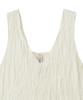 NOIRER FOR WOMAN Wrinkle Texture Scarf Blouse (Buttercream)